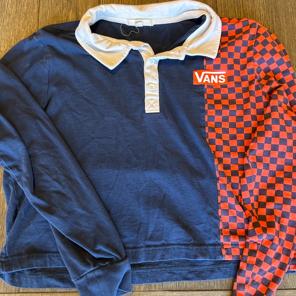 Vans long sleeve cropped